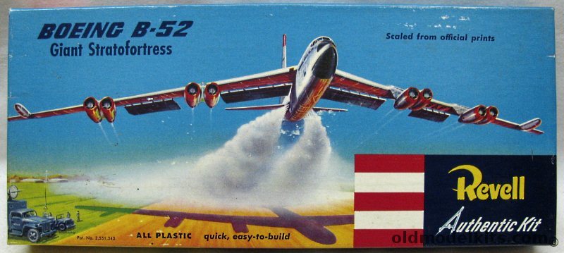 Revell 1/175 Boeing B-52 Giant Stratofortress - Pre 'S' Issue, H207-98 plastic model kit